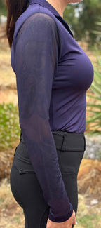 Twighlight Mesh Equestrian UV Riding Shirt – Breathable & Sun Protective | Bello Cavalli