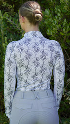 Elegant Poise Equestrian UV Riding Shirt – Breathable & Sun Protective | Bello Cavalli