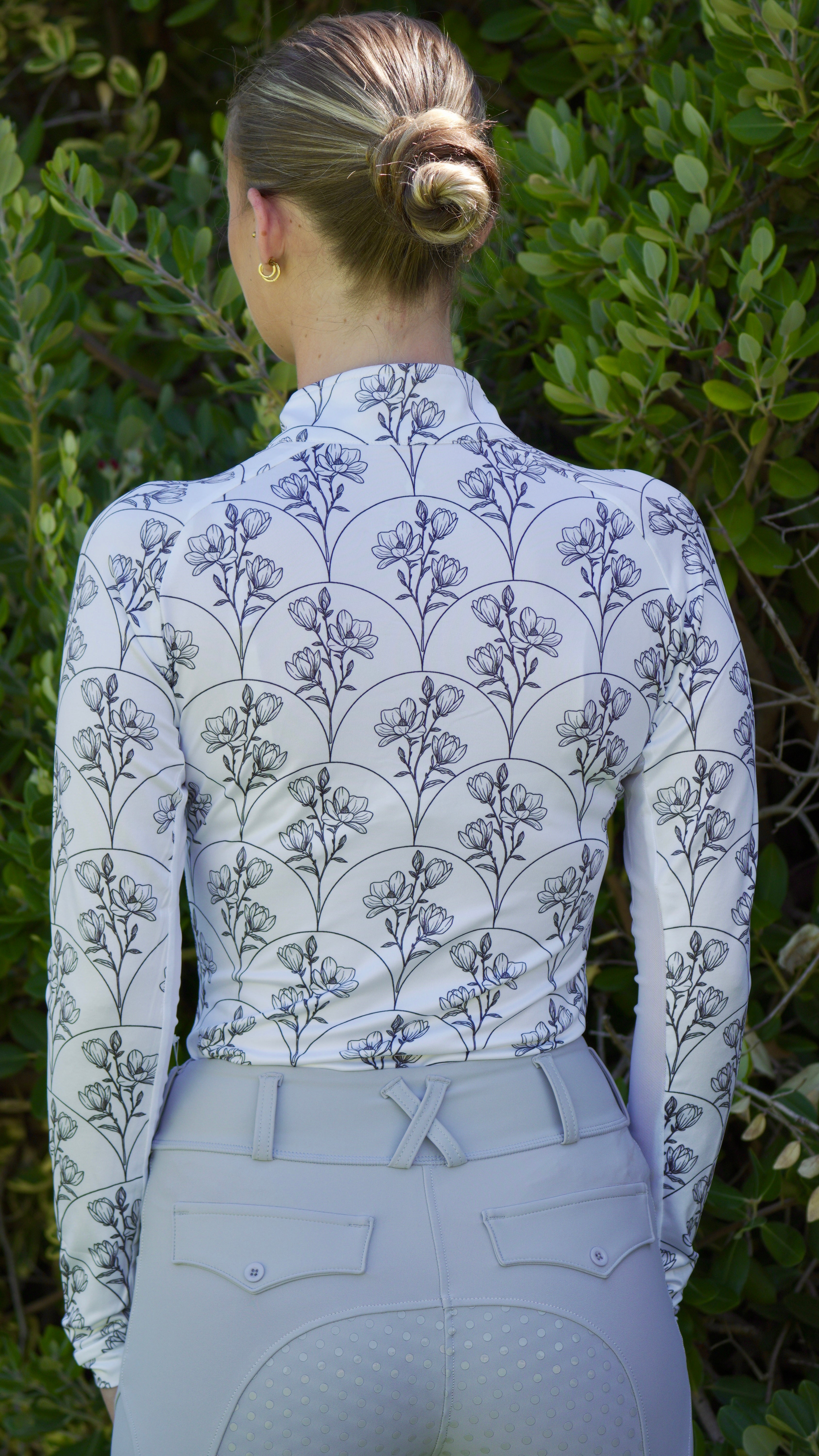 Elegant Poise Equestrian UV Riding Shirt – Breathable & Sun Protective | Bello Cavalli