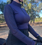 Twighlight Mesh Equestrian UV Riding Shirt – Breathable & Sun Protective | Bello Cavalli