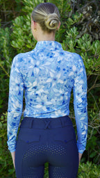 PRE-ORDER (3-4 weeks) | Bluebell Bloom Equestrian UV Riding Shirt – Breathable & Sun Protective | Bello Cavalli